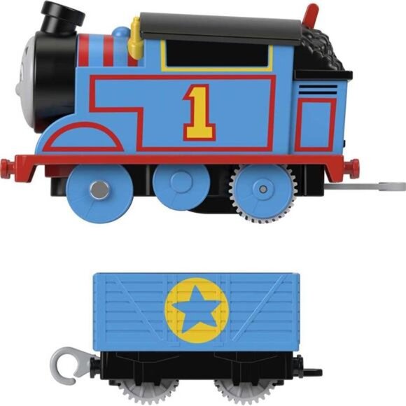 Thomas & Friends Motorized Toy Train Thomas Battery-Powered Engine with Cargo - Picture 4 of 7